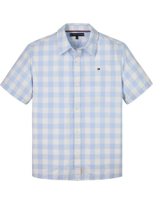 CAMISA GINGHAM WOVEN SHIRT S/S NIÑO