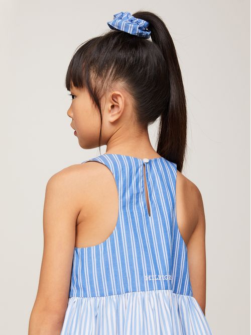 VESTIDO MIXED STRIPE RACERBACK DRESS NIÑA