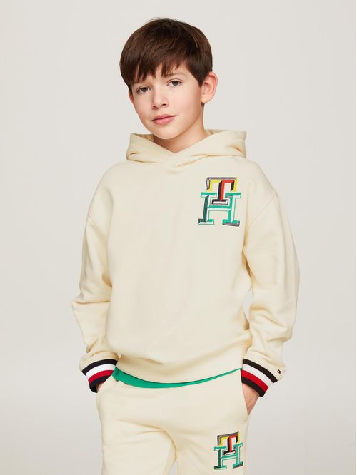 SWEATSHIRT MULTICOLOR MONOGRAM HOODIE NIÑO