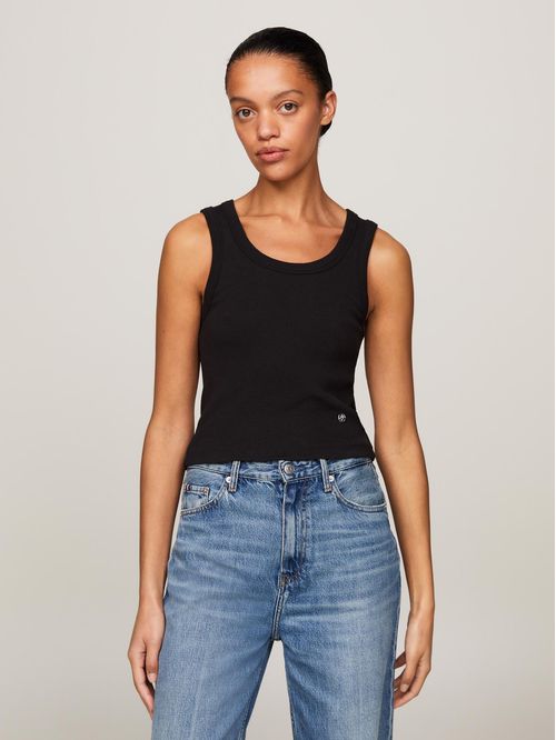 CAMISETA SLIM RIB CROP TANK