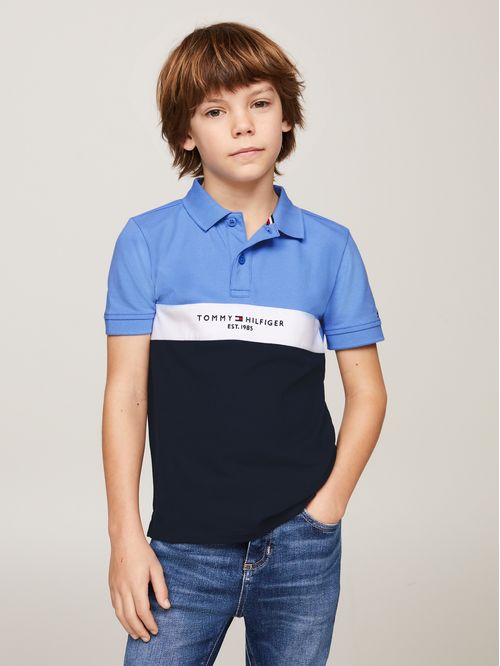 POLO ESTABLISHED CLRBLOCK POLO S/S NIÑO