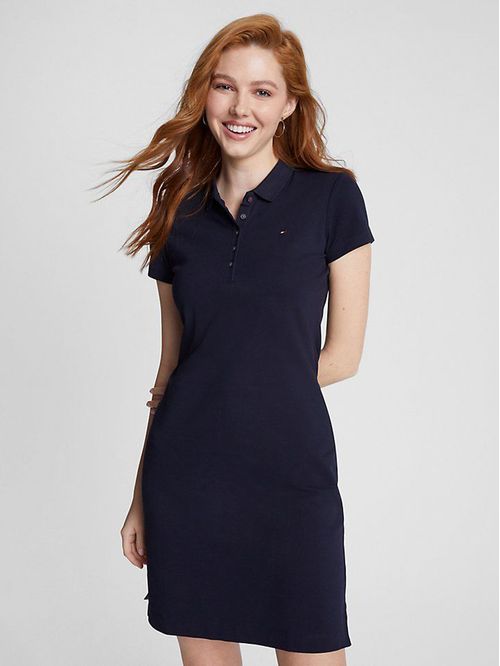 VESTIDO W CORE SLIM POLO DRESS