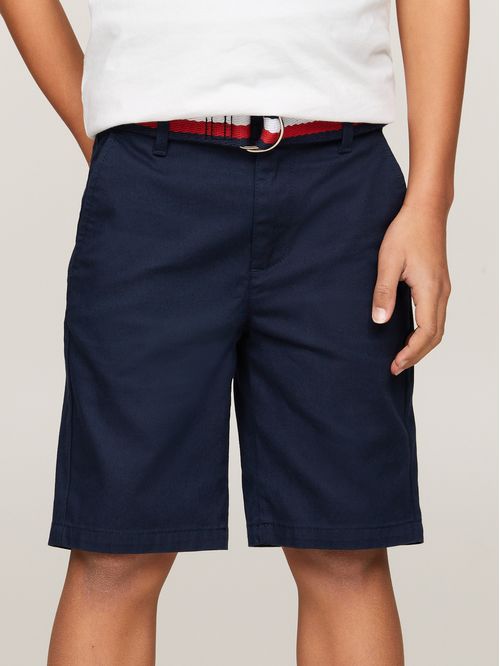 SHORT WOVEN BELTED SHORTS NIÑO