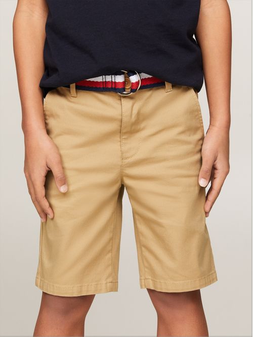 SHORT WOVEN BELTED SHORTS NIÑO