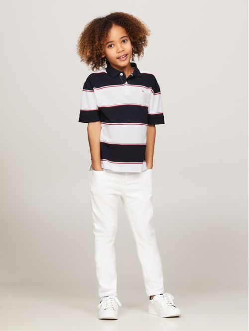 POLO GLOBAL RUGBY STRIPE POLO S/S NIÑO