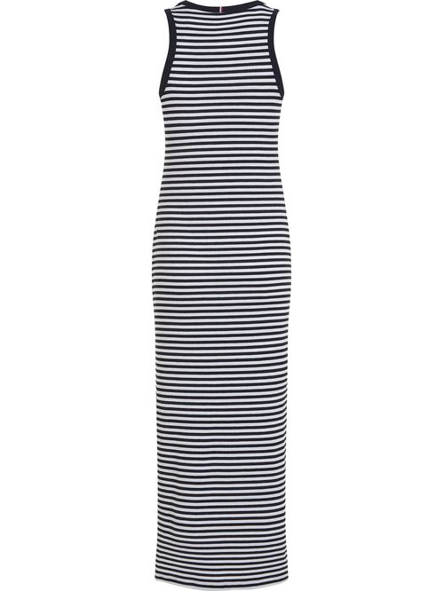 VESTIDO SLIM 5X2 STR RIB MIDI DRESS NS