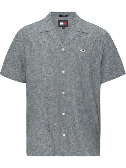 CAMISA M/C TJM LINEN BLEND CAMP SHIRT EXT