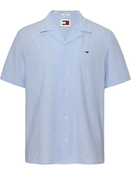 CAMISA M/C TJM LINEN BLEND CAMP SHIRT EXT