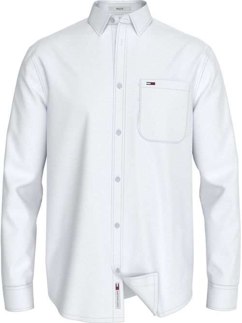 CAMISA M/L TJM REG LINEN BLEND SHIRT TH