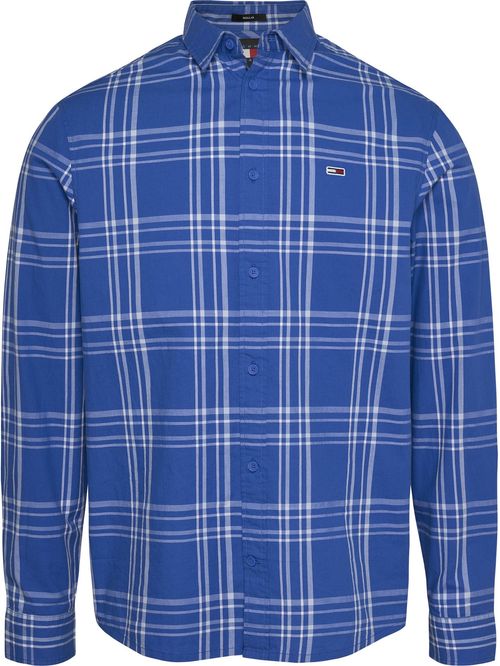 CAMISA M/L TJM REG POPLIN CHECK SHIRT TH