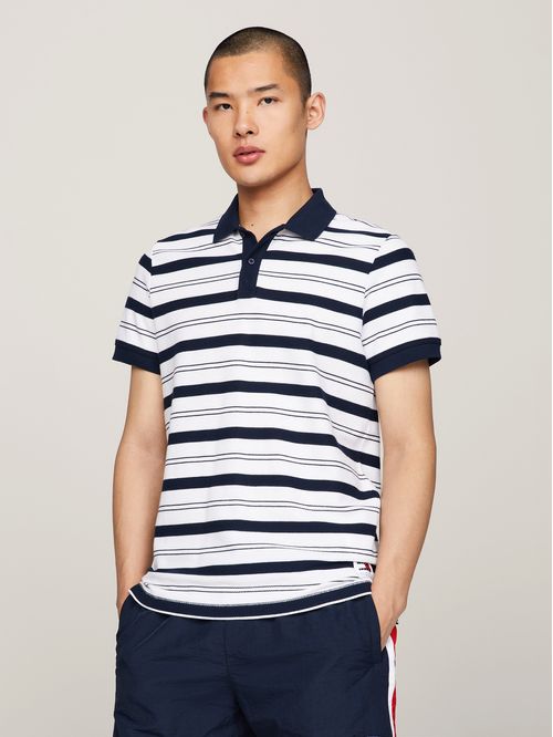 POLO M/C TJM REG STRIPE POLO