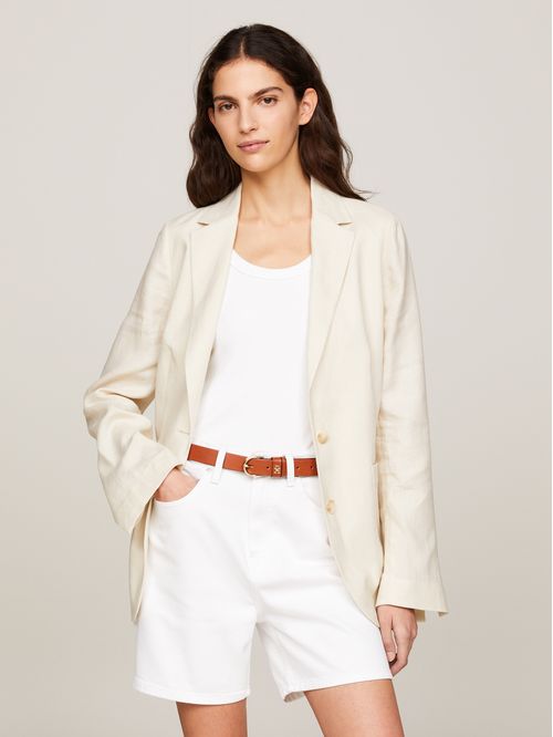 SACO CASUAL LINEN REGULAR SB BLAZER