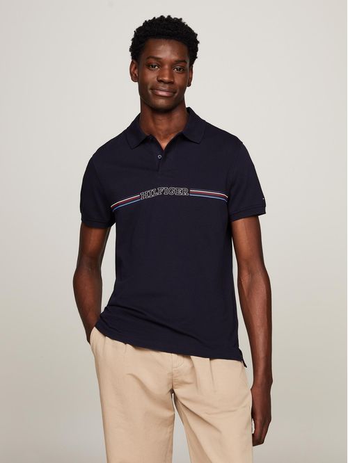 POLO STRIPE CHEST REG POLO