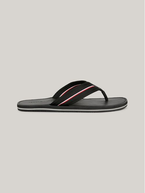 SLAPS HILFIGER LEATHER BEACH SANDAL