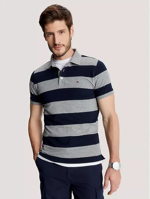 POLO M/C SLIM FIT MULTI COLOR BLOCK STP