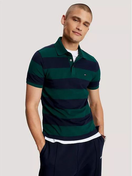 POLO M/C SLIM FIT MULTI COLOR BLOCK STP