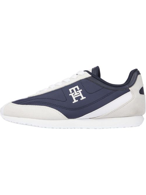 Zapatillas estilo running de ante