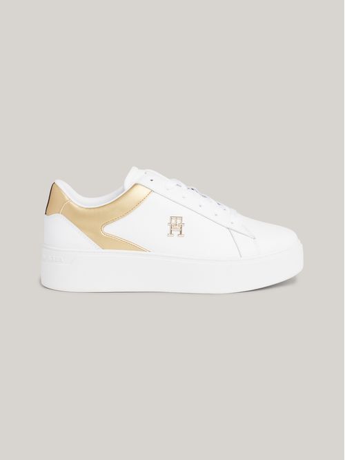 ZAPATILLAS TH PLATFORM COURT SNEAKER GLD TH