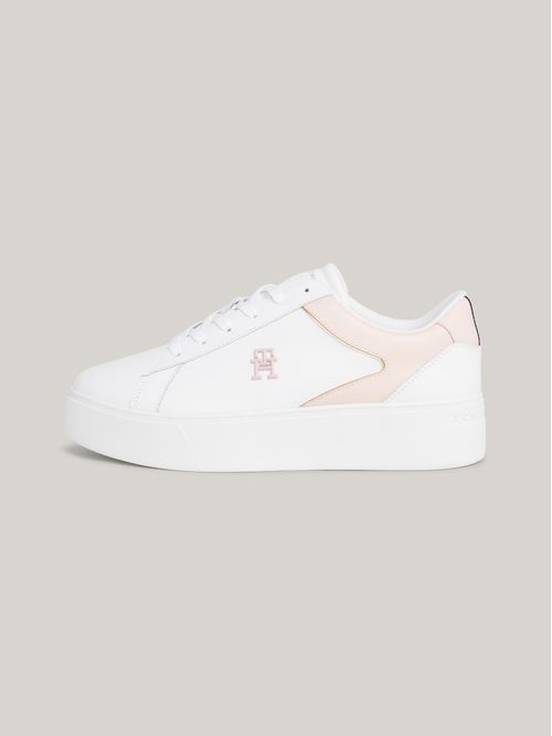 Zapatillas deportivas de cuero con plataforma