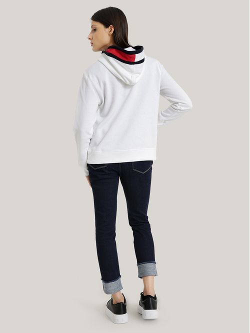 SWEATSHIRT CLRBLCK FLAG HOODIE