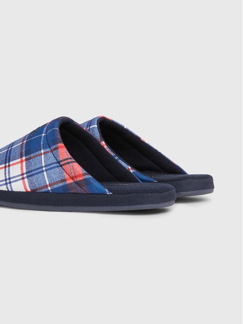 PANTUFLAS HILFIGER WARM CHECK HOMESLIPPE TH