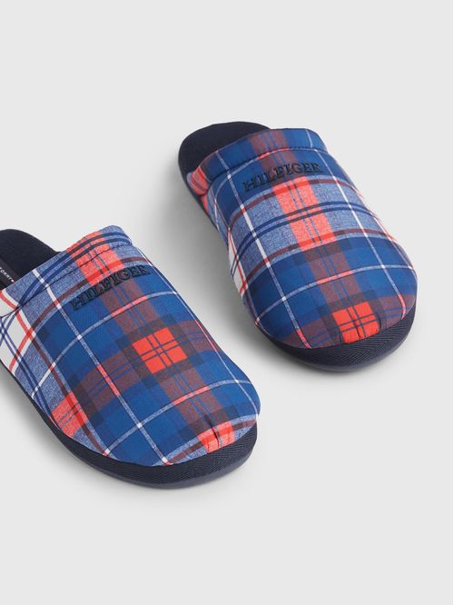 PANTUFLAS HILFIGER WARM CHECK HOMESLIPPE