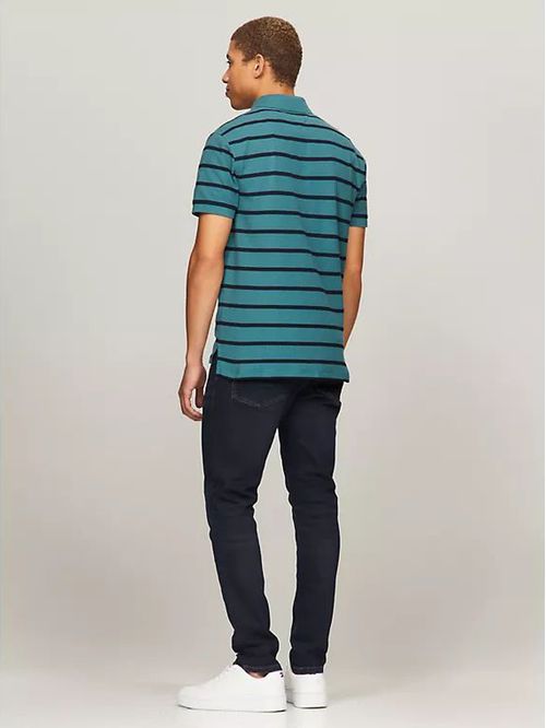 POLO M/C REG FIT REFINED STRIPE POLO