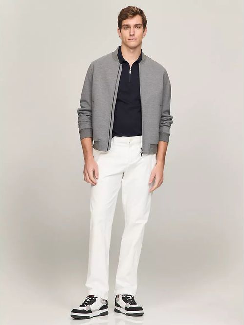 POLO M/C M DC INTERLOCK ZIP SLIM POLO