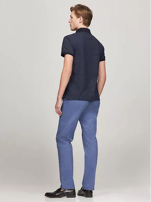 POLO M/C M MICRO PRINT SLIM POLO