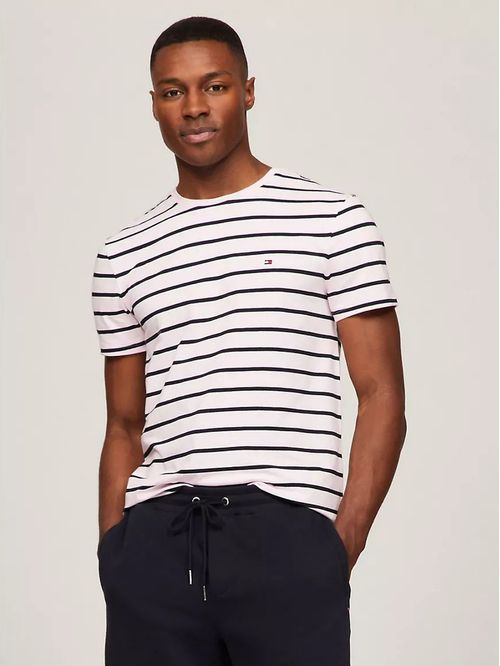CAMISETA M/C M STRETCH SLIM FIT TEE STRIPE