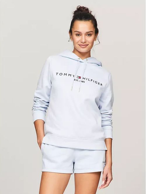 SWEATSHIRT W TH ESS HILFIGER FLEECE HOODI