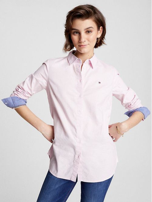 BLUSA W HERITAGE REGULAR FIT SHIRT