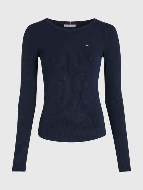 CAMISETA M/L SLIM 5X2 RIB O-NK LS TH