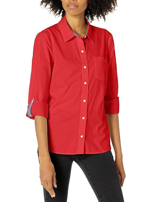 BLUSA ROLL TAB- SOLID TH