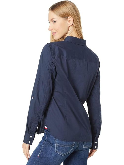 BLUSA ROLL TAB- SOLID TH