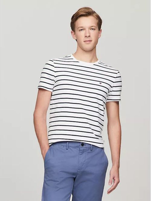 CAMISETA M/C M STRETCH SLIM FIT TEE STRIPE TH