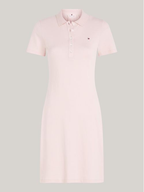 VESTIDO 1985 SLIM PIQUE POLO DRESS SS