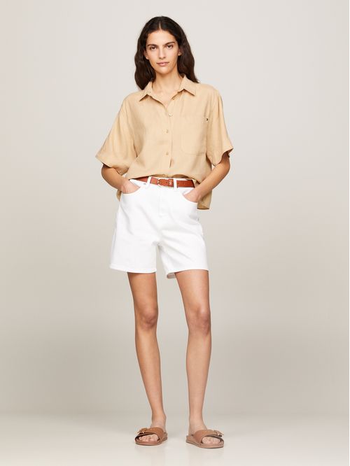BLUSA LINEN SS SHIRT