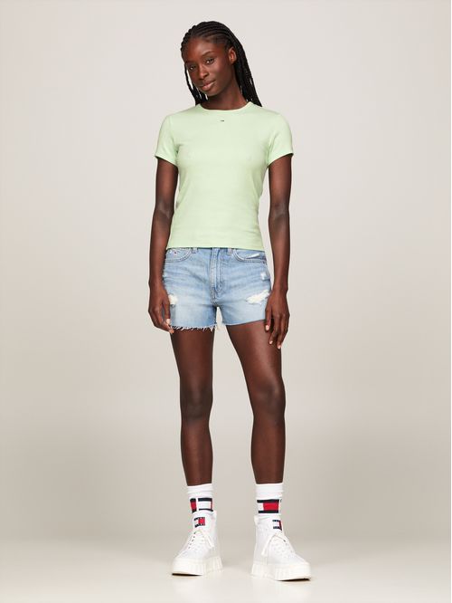 CAMISETA TJW SLIM ESSENTIAL RIB SS EXT