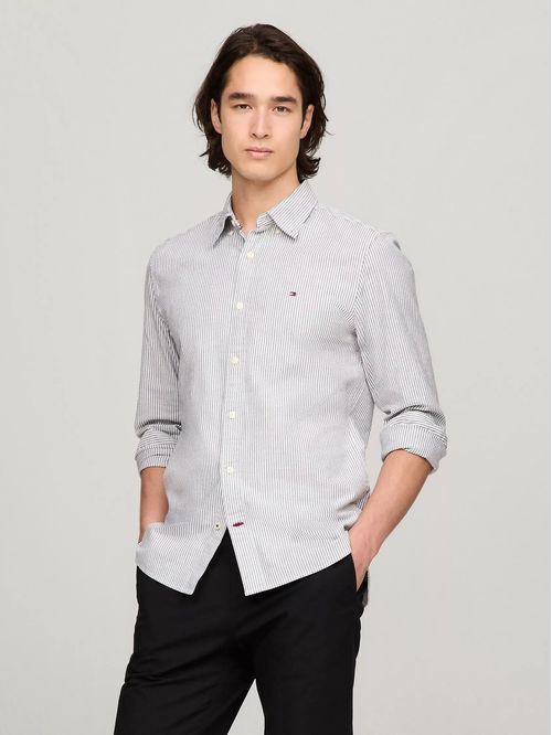 CAMISA M TOMMY STRETCH LS OXFORD STRI
