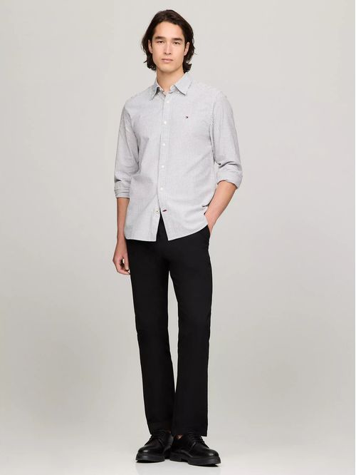 CAMISA M TOMMY STRETCH LS OXFORD STRI