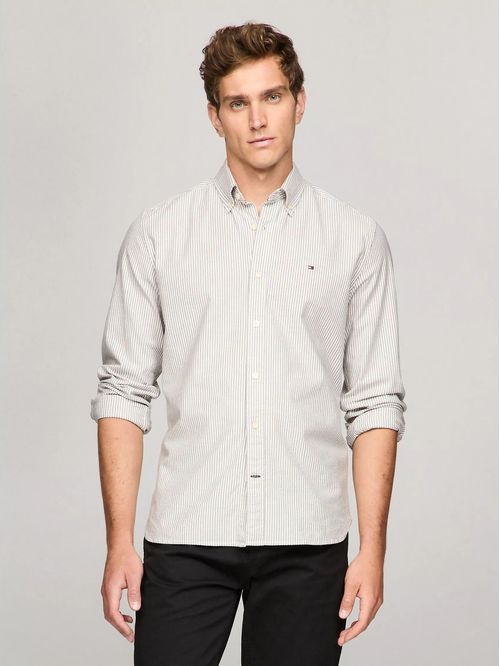 CAMISA M TOMMY STRETCH LS OXFORD STRI