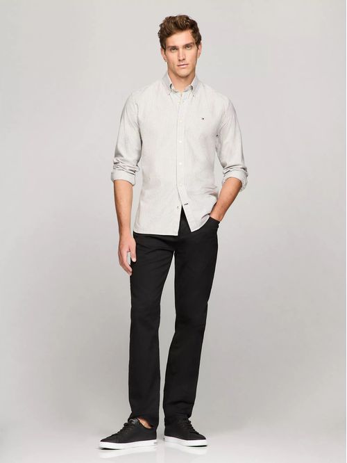 CAMISA M TOMMY STRETCH LS OXFORD STRI