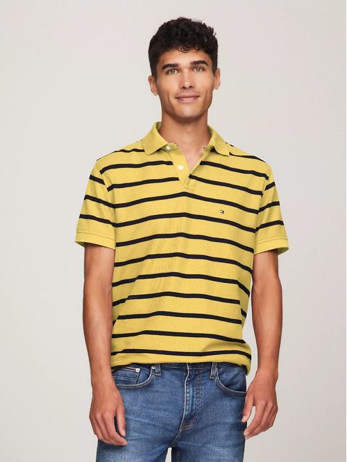 POLO REG FIT REFINED STRIPE POLO
