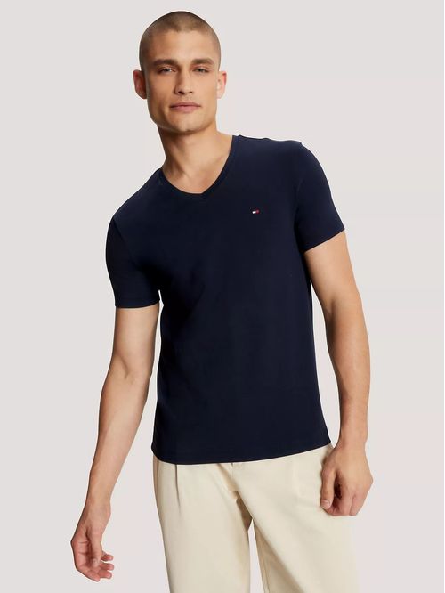 CAMISETA M CORE STRETCH SLIM VNECK TH