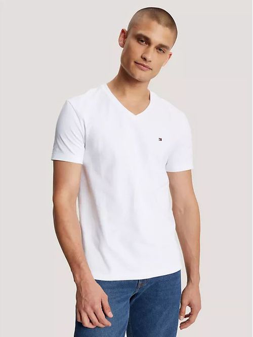 CAMISETA M CORE STRETCH SLIM VNECK TH