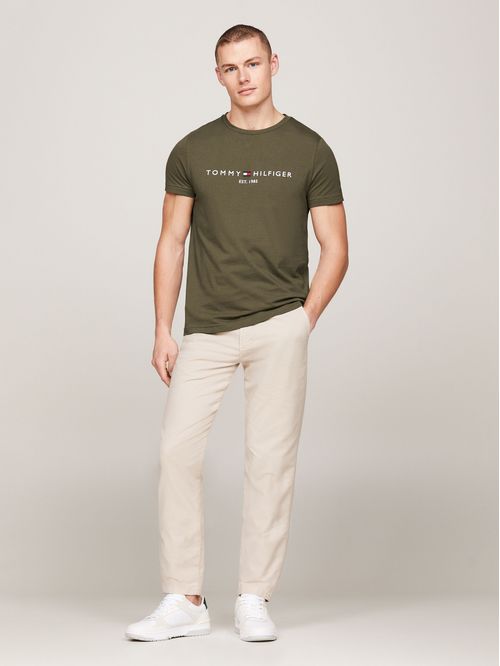 CAMISETA M/C TOMMY LOGO TEE TH