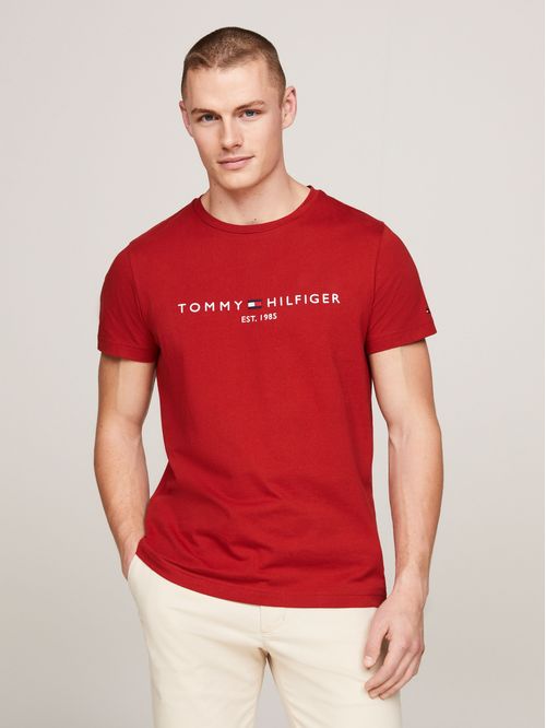 CAMISETA M/C TOMMY LOGO TEE TH