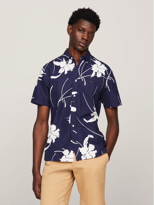 CAMISA LARGE TROPICAL PRT SHIRT S/S