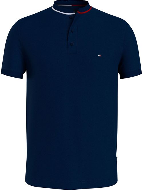 POLO M/C MAO RWB TIPPED SLIM POLO